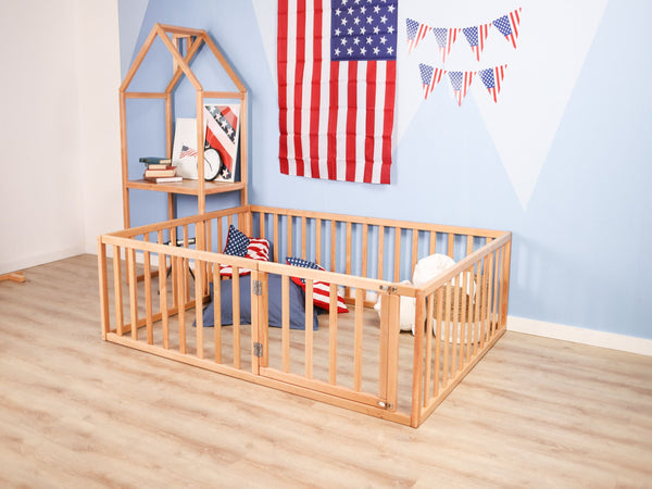 Montessori playpen for kids Platform bed (Model 6.2/19), фото 6